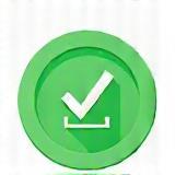 Icon representing instant confirmation symbol