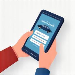 Image representing vehicle selection step